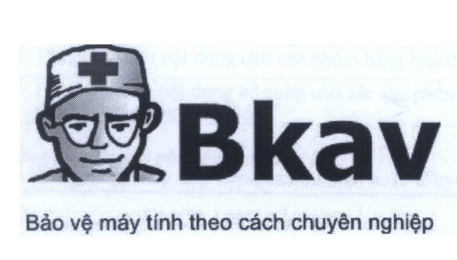 Mẫu nhãn hiệu Bkav Bảo vệ máy tính theo cách chuyên nghiệp