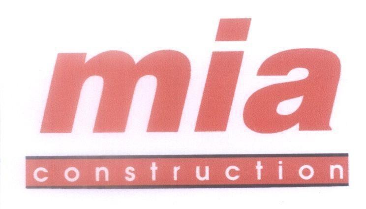 Mẫu nhãn hiệu mia construction