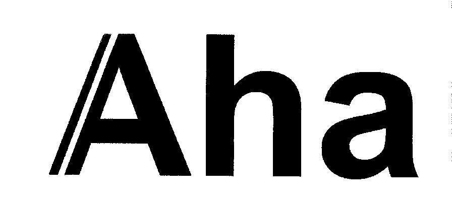 Mẫu nhãn hiệu Aha