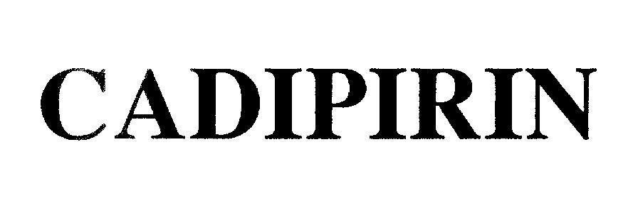 Mẫu nhãn hiệu CADIPIRIN