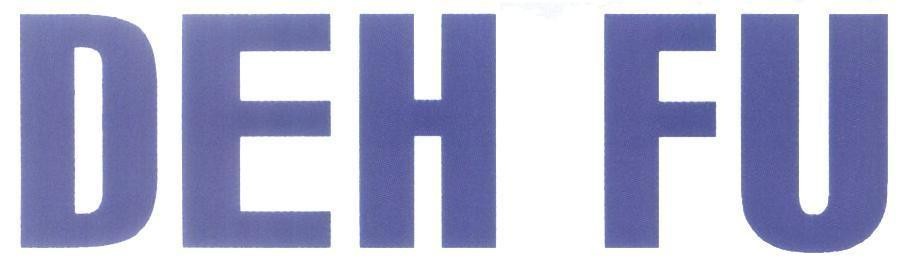 Mẫu nhãn hiệu DEH FU