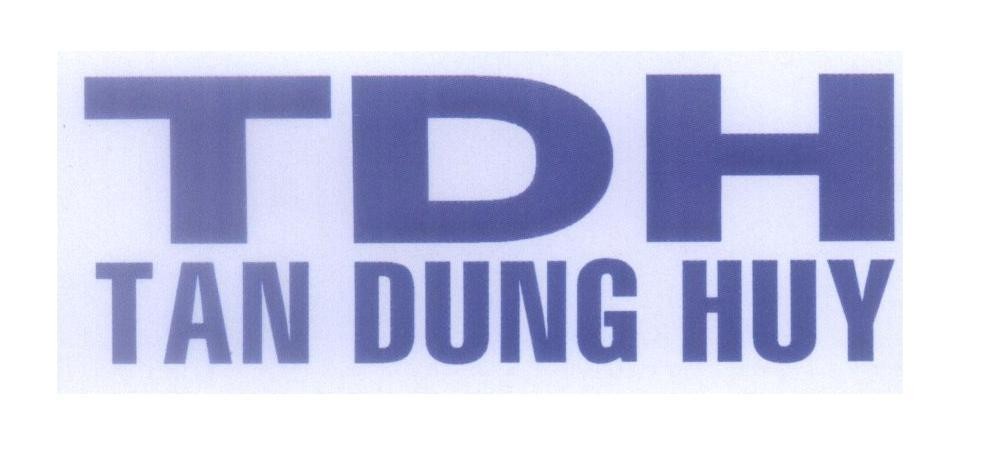 Mẫu nhãn hiệu TDH TAN DUNG HUY
