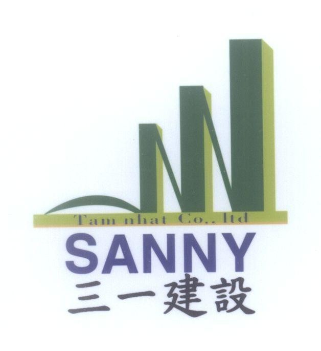 Mẫu nhãn hiệu SANNY Tam nhat co.,ltd [san yi jian she: đầu tư bất động sản Tam Nhất]