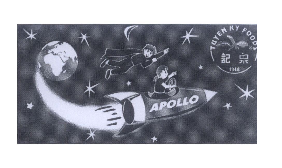 Mẫu nhãn hiệu APOLLO TUYEN KY FOODS 1948 [thực phẩm Tuyền Ký]