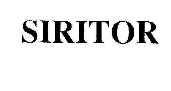 Mẫu nhãn hiệu SIRITOR