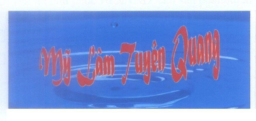 Mẫu nhãn hiệu Mỹ Lâm Tuyên Quang