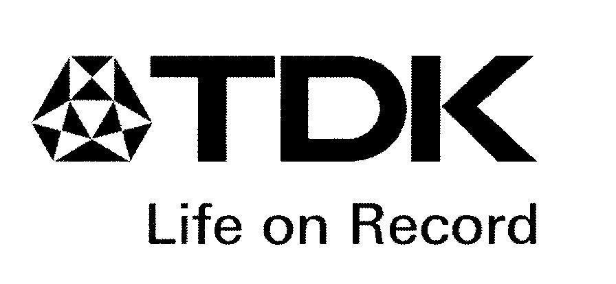 Mẫu nhãn hiệu TDK Life on Record