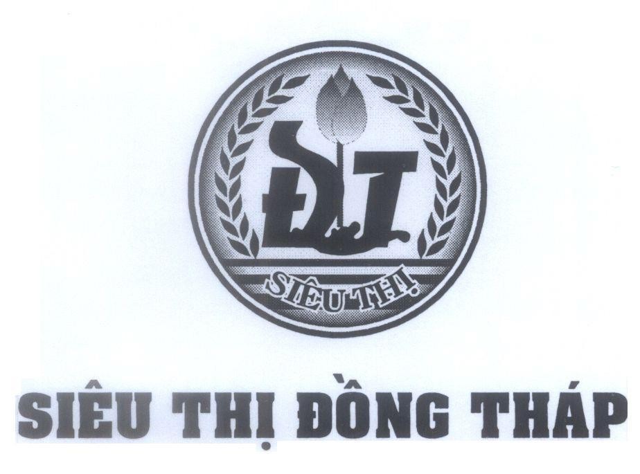 Mẫu nhãn hiệu Siêu Thị Đồng Tháp ĐT Siêu Thị