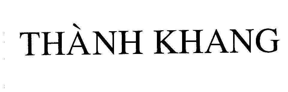 Mẫu nhãn hiệu Thành Khang