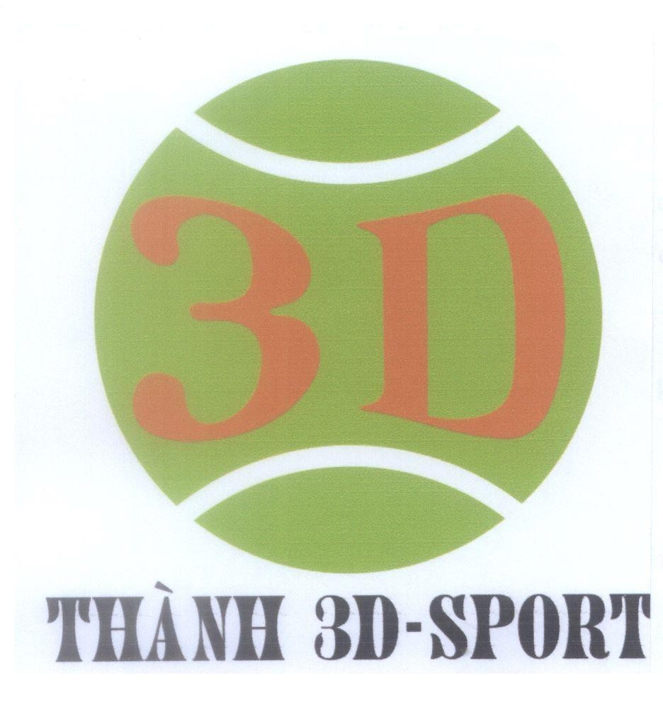 Mẫu nhãn hiệu 3D Thành 3D - SPORT
