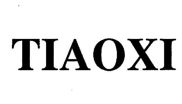 Mẫu nhãn hiệu TIAOXI