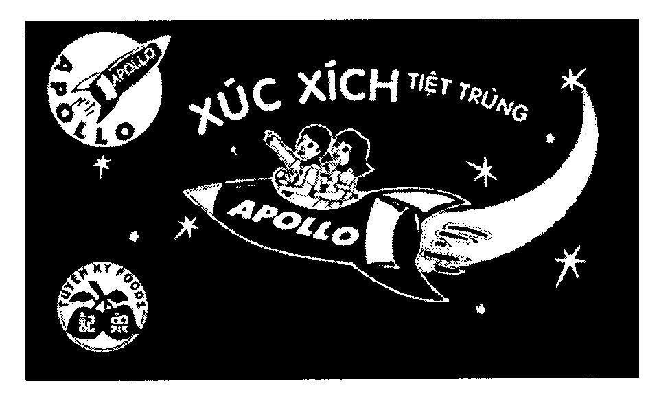 Mẫu nhãn hiệu APOLLO Xúc Xích Tiệt Trùng TUYEN KY FOODS