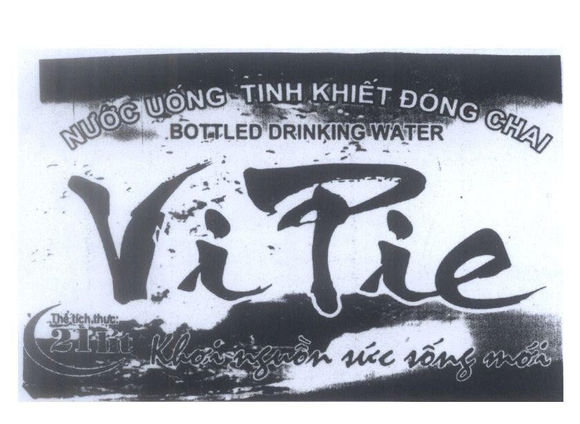 Mẫu nhãn hiệu Vi Pie Khơi nguồn sức sống mới Nước Uống Tinh Khiết Đóng Chai BOTTLED DRINKING WATER