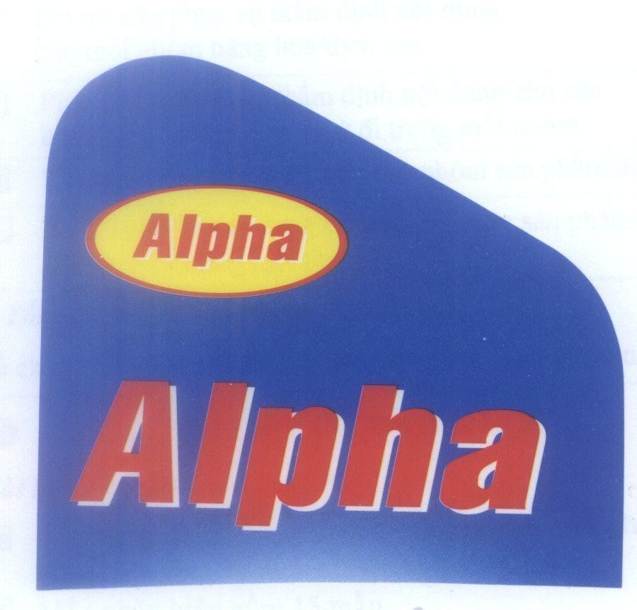 Mẫu nhãn hiệu Alpha