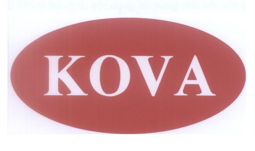 Mẫu nhãn hiệu KOVA