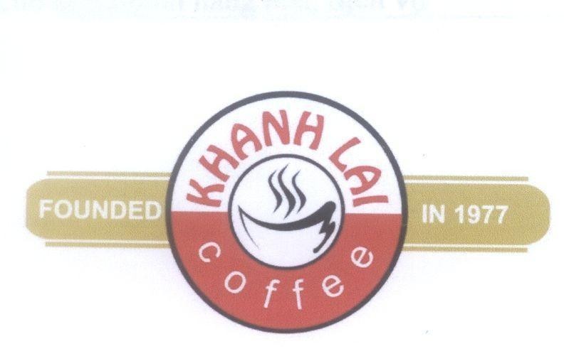 Mẫu nhãn hiệu KHANH LAI coffee FOUNDED IN 1977