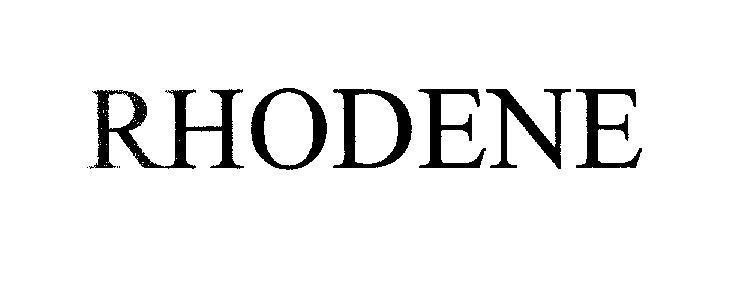 Mẫu nhãn hiệu RHODENE