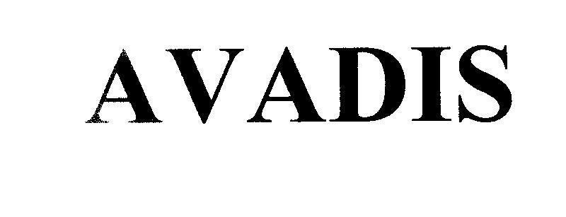Mẫu nhãn hiệu AVADIS