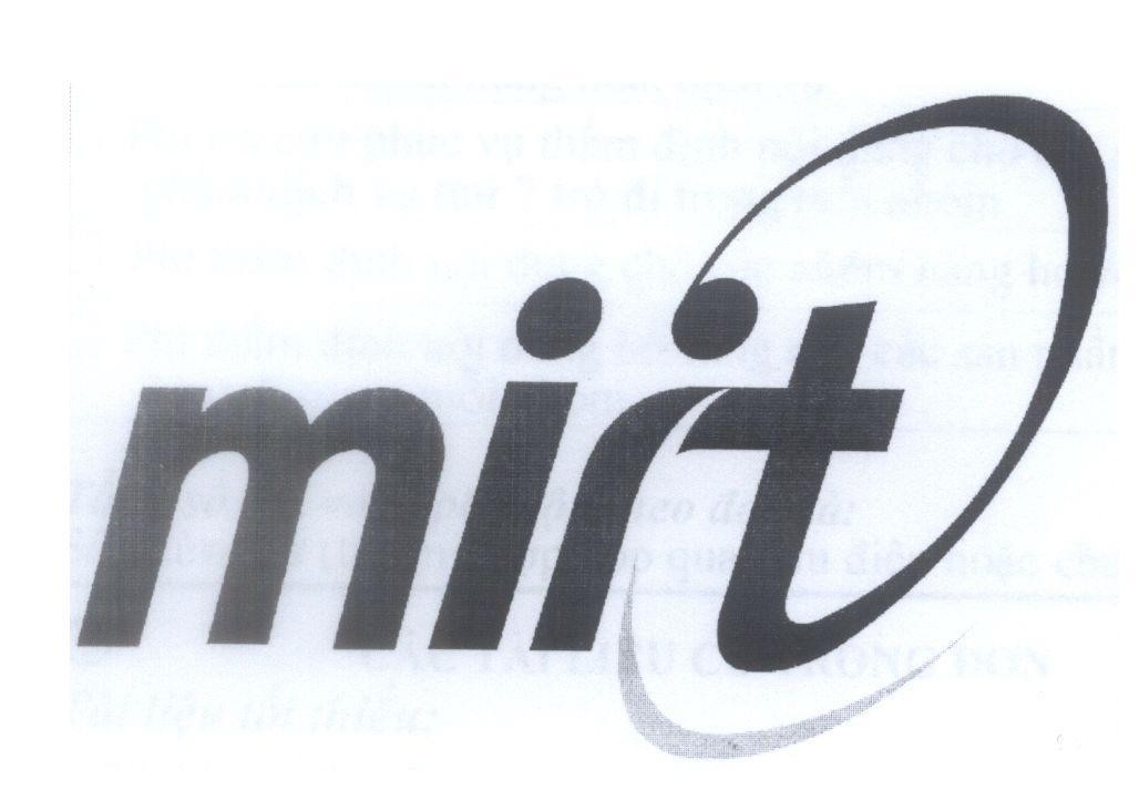 Mẫu nhãn hiệu miit