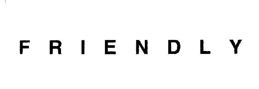 Mẫu nhãn hiệu FRIENDLY