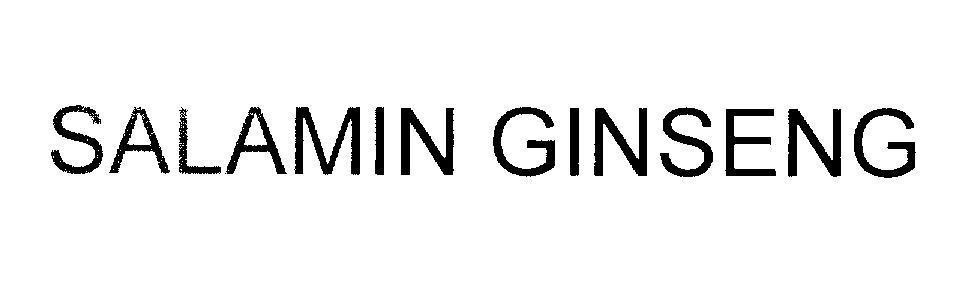 Mẫu nhãn hiệu SALAMIN GINSENG