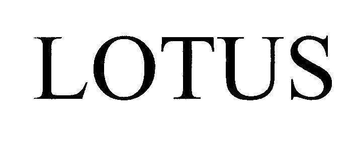 Mẫu nhãn hiệu LOTUS