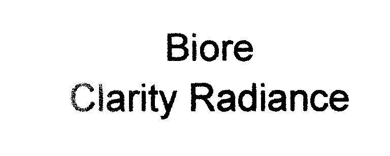 Mẫu nhãn hiệu Biore Clarity Radiance