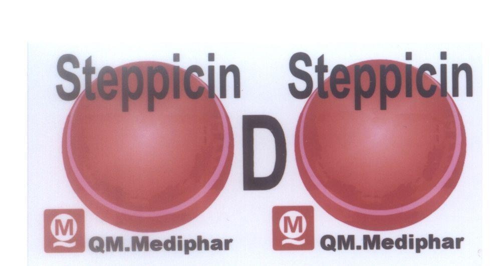 Mẫu nhãn hiệu Steppicin D QM QM.Mediphar