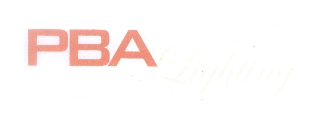 Mẫu nhãn hiệu PBA Lighting