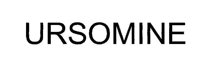 Mẫu nhãn hiệu URSOMINE