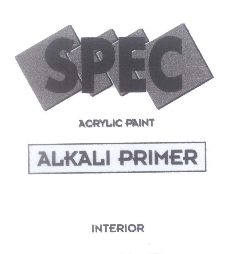 Mẫu nhãn hiệu SPEC ACRYLIC PAINT ALKALI PRIMER INTERIOR