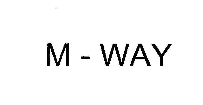 Mẫu nhãn hiệu M - WAY