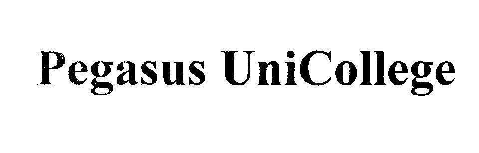 Mẫu nhãn hiệu Pegasus UniCollege