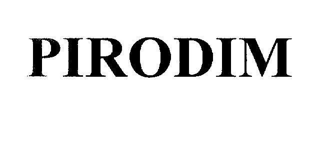 Mẫu nhãn hiệu PIRODIM