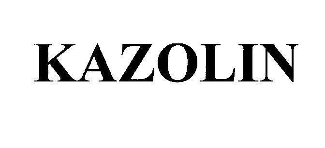 Mẫu nhãn hiệu KAZOLIN
