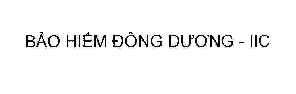 Mẫu nhãn hiệu Bảo Hiểm Đông Dương - IIC