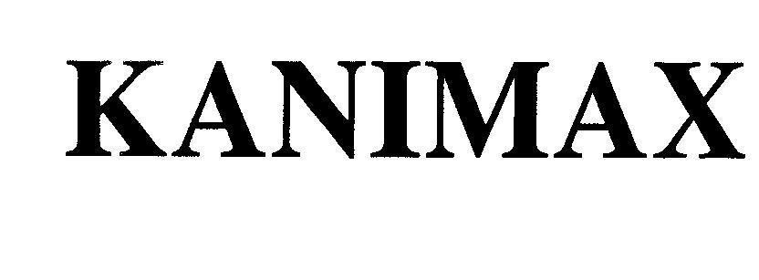 Mẫu nhãn hiệu KANIMAX