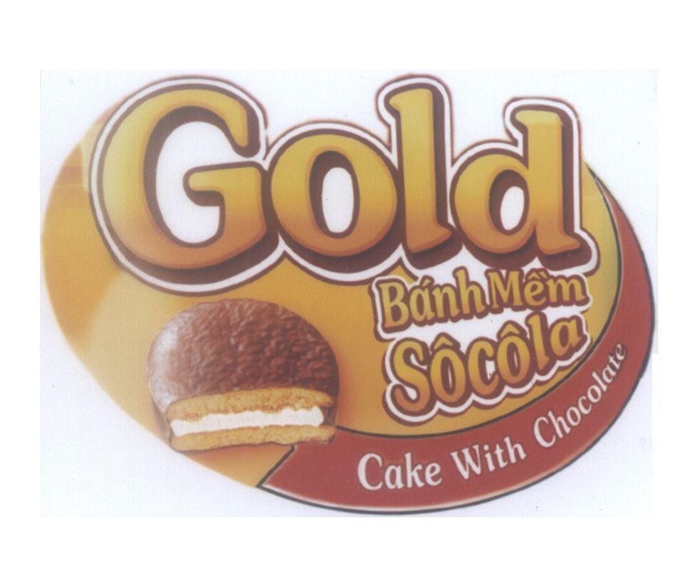 Mẫu nhãn hiệu Gold Bánh Mềm Sôcôla Cake With Chocolate