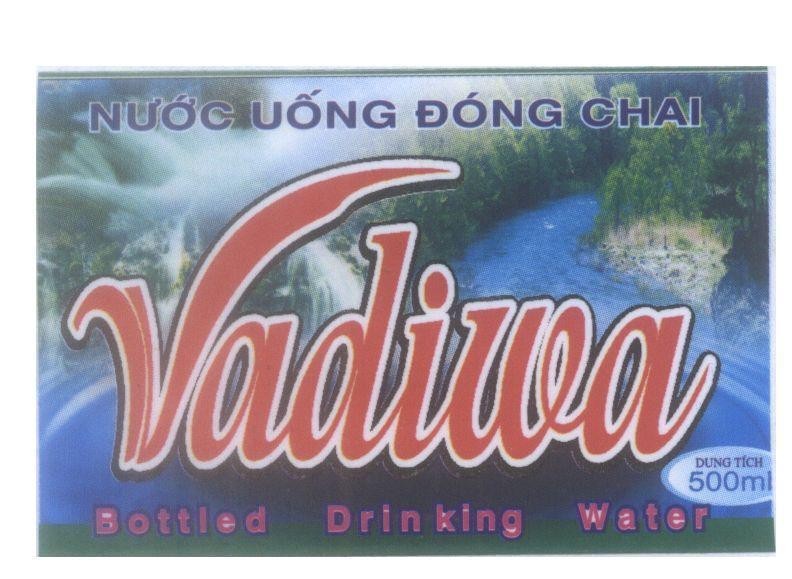 Mẫu nhãn hiệu Vadiwa Nước Uống Đóng Chai Bottled Drinking Water DUNG TICH 500ml