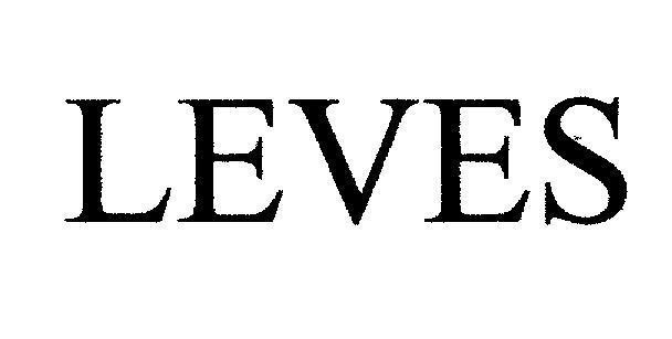 Mẫu nhãn hiệu LEVES