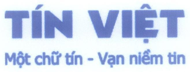 Mẫu nhãn hiệu Tín Việt Một chữ tín - Vạn niềm tin