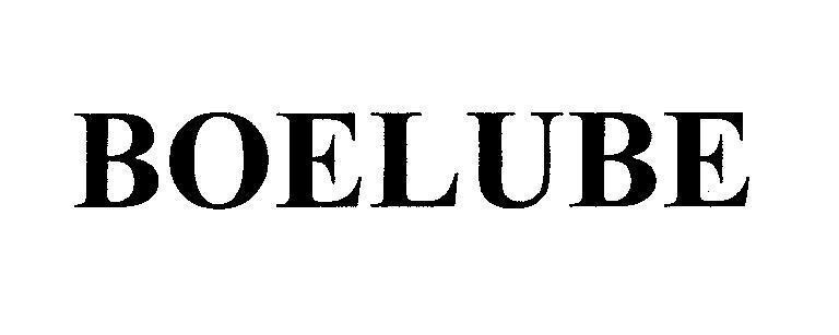 Mẫu nhãn hiệu BOELUBE