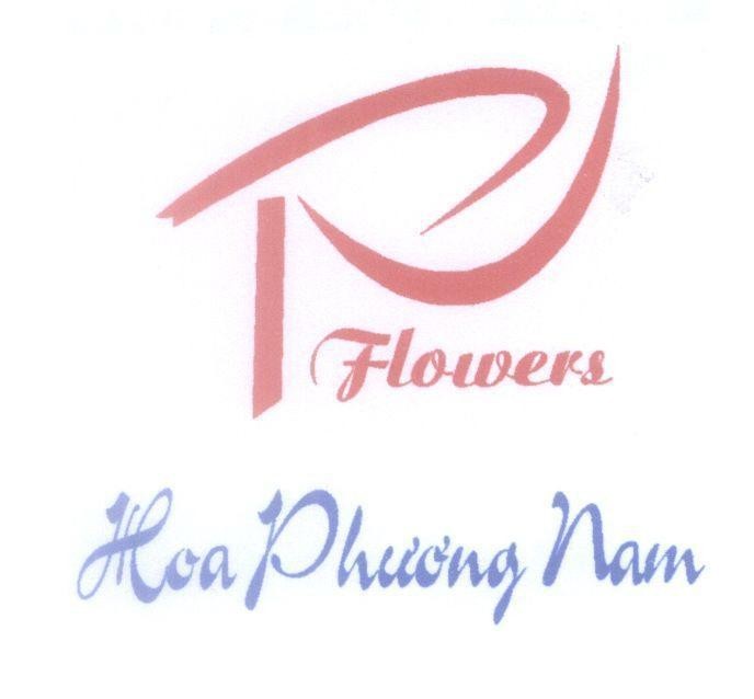 Mẫu nhãn hiệu P N PN Flowers Hoa Phương Nam