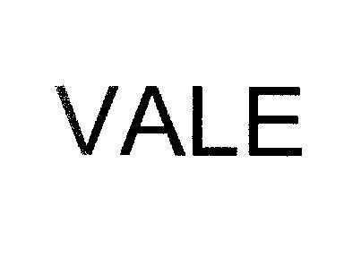 Mẫu nhãn hiệu VALE
