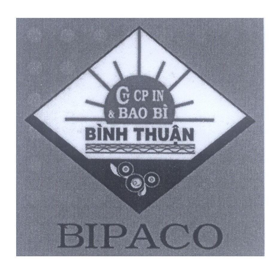 Mẫu nhãn hiệu CTY CP IN & Bao Bì Bình Thuận BIPACO