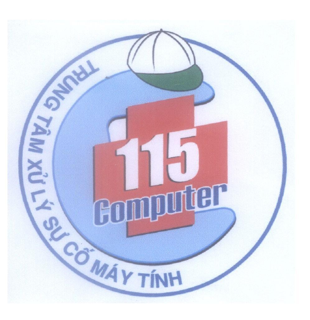 Mẫu nhãn hiệu C t 115 Computer + Trung Tâm Xử Lý Sự Cố Máy Tính