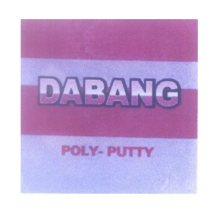 Mẫu nhãn hiệu DABANG POLY-PUTTY