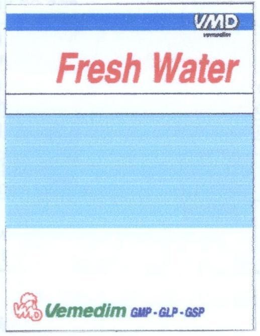 Mẫu nhãn hiệu VMD Fesh Water Vemedim GMP-GLP-GSP