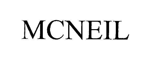 Mẫu nhãn hiệu MCNEIL