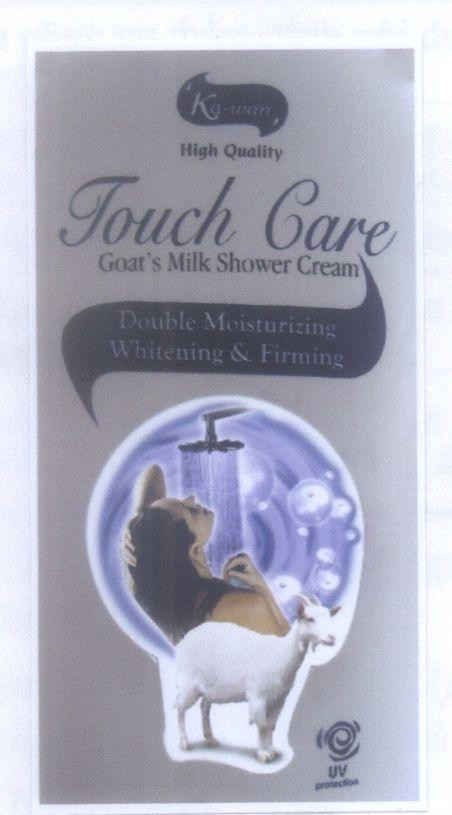 Mẫu nhãn hiệu Touch Care Ka-wan High Quality Double Moisturizing Whitening & Firming UV protection